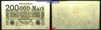 Deutsches Reich Inflation, Reichsbanknote, Ro.99b, 200 000 Mark 1923 9,08  b>II-III /b>