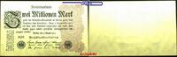 Deutsches Reich 2 Million Mark Inflation, Reichsbanknote, Ro.103e, -
