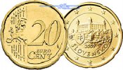 Slowakei 20 Cent Kursmünze, 20 Cent -