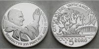 Vatikan 5 Euro 23. Weltjugendtag in Sydney, inkl. Etui & Zertifikat & Schuber -