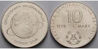 Deutschland, DDR 10 Mark 1. Weltraumflug DDR-UDSSR, Kupfer-Nickel, <b>-Archivbild-</b> -