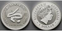 Australien 1 $ Jahr der Schlange / Chines.Tierkreiszeichen -