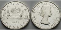 Kanada 1 $ Eliz.II/Kanu, -Archivbild- -