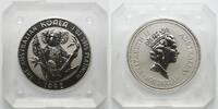 Australien 100 $<br> 1 oz. <br> 31,10g<br> fein<br> 32 mm Ø 100 Dollar, Koala in Astgabel, 9995 Platin, in org. Kapsel der Australien-Mint -