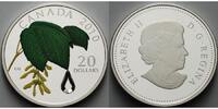 Kanada 20 $ 20 $ Kristall-Regentropfen III., changierender Swarowski-Kristall - Maple Leaf - -