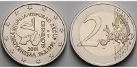 Slowakei 2 Euro 20 Jahre Visegrad, -