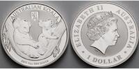 Australien Koala, Privy Mark Berliner Bär (anlässlich zur World Money Fair 2011) 1 $ 2011 stgl