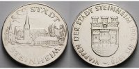Steinheim/Westfalen Medaille der Stadt Steinheim 1970, St.-Marien-Pfarrkirche  26mm Ø 1970 Zinn,  br>vz-stgl.
