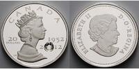 Kanada 20 $ 60 Jahre Regierungsjubiläum (1952-2012), mit changierendem Swarowski Kristall -