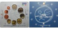 Italien 5,88 Kursmünzensatz, kompl. Satz 2009 * + 10 Jahre 2 Euro WWU Gedenkmünze -