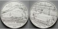 Österreich 20 Euro Die Bahn der Zukunft-VERSCHUBLOK-1063- (Serie Österr. Eisenbahn)in Kapsel+Zertifi -