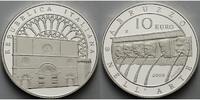 Italien 10 Euro L´Aquila, inkl. Kapsel & Zertifikat & Etui -