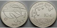 Finnland 10 Euro 60J. Europa-Frieden / Europaprogramm, ohne Zertifikat -