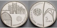 Portugal 5 Euro Kloster von Batalha, inkl. Etui & Zertifikat & Schuber -
