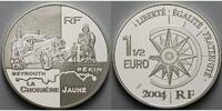 Frankreich 1 1/2 Euro Auto-Reisen, Transportserie inkl. Etui & Zertifikat & Schuber -