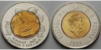 Kanada 2 $ Trommeltanz, Nunavut, Kupfer Nickel, -