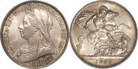 Great Britain Crown Great Britain 1893 Victoria Crown LVI Edge PCGS MS-64 -