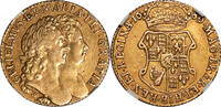 Great Britain Guinea Great Britain 1689 William & Mary Gold Guinea Elephant & Castle NGC XF -