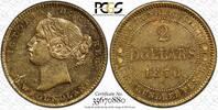 Newfoundland (Canada) $2 Queen Victoria GOLD $2 BETTER YEAR -