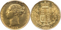 Great Britain Sovereign Great Britain 1842 Victoria Gold Sovereign PCGS MS-63 -