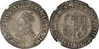 Great Britain Shilling Great Britain 1560-61 Elizabeth I Silver Shilling NGC AU-53 Excellent Portrait!! -