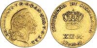 DENMARK 12 Marks Freiderick V 12 Marks 1761 VH W DENMARK -
