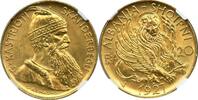ALBANIA 20F Albania 20 Franga Ari Skanderbeg 1927 Vienna Mint Brilliant UNC Low Mintage -