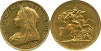 Great Britain &pound;5 1893 Queen Victoria GOLD 5 Pounds PROOF VERY RARE PR58 21586,59 EUR  + 112,23 EUR frais d'envoi