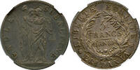 ITALY 5F L'AN 10 PIEDMONT - SUBALPINE REPUBLIC Scarce NGC AU 53 1295,45 EUR  + 60,41 EUR frais d'envoi