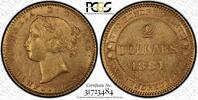 Newfoundland $2 1881 Queen Victoria,Canada - Newfoundland Gold $2 Two Do... 1291,14 EUR  + 60,41 EUR frais d'envoi