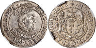 Poland Ort Poland Danzig 1618-SB Sigismund III Silver 1/4 Taler (Ort) NGC MS-62 UNDERGRADED -