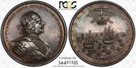 Russia Medal 1703 Peter The Great EXTREMELY RARE PCGS SP55 4313,86 EUR  + 112,23 EUR frais d'envoi