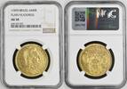 BRAZIL 6400R Maria I gold "Plain Headdress" 6400 Reis (Peça) -