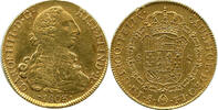 CHILE 8 Escudos 1803 Carol IV GOLD AU 3873,40 EUR  + 111,86 EUR frais d'envoi