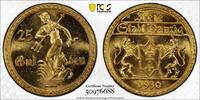 Danzig 25 Guldens Danzig, Free City RARE GOLD 25 guldens -