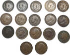 Great Britain (lot) farthing 1916-1936 George V VF-EF
