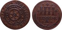 4 Pfennig 1726 (I.W.) German States, Osnabrück  ss