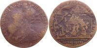 England, Stuart, Nürnburg jeton 1702-1714 by G. Lauffer, Expedition to Vigo Bay VG-F