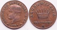 Italian States, Milan Centesimo 1809 Napoleon I EF-