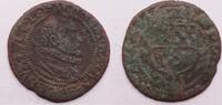 LIEGE, Principauté brûlé de 12 sols 1584 Ernest de Bavière VF