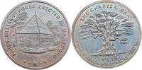 United states of America token First Meeting House Erected in Hartford. -