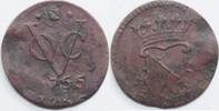 VOC - Utrecht 1/2 duit 1755 Netherlands East Indies ss 149,50 EUR  + 15,00 EUR frais d'envoi