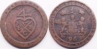 Great Britain, India Colony 1/96 rupee 1797 Madras Presidency of East India Company g_F