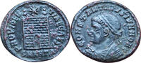 Roman Empire - Antioch Æ Nummus Constantine II as ceasar - Campgate type -