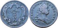 Austrian Empire - House of Habsburg 1/2 kreuzer Francis I -
