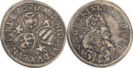 Austrian Empire - Graz 3 kreuzer Leopold I -