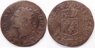 France Revolution, Lille Liard dit “à lécu” 1789 LOUIS XVI F/VF