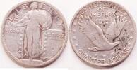 United States of America, Denver Quarter Dollar Type II , Stars below eagle -