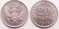 Montenegro 20 para Nicholas I -