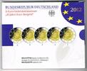 Deutschland 10€ 2 Euro Gedenkmünzen - 10 Jahre Euro-Bargeld - alle 5 Prägebuchstaben -